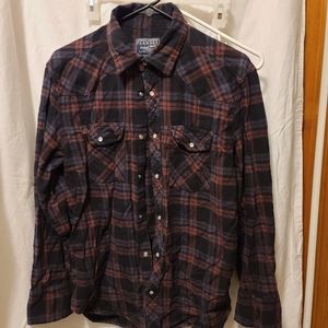 Long sleeve button down flannel